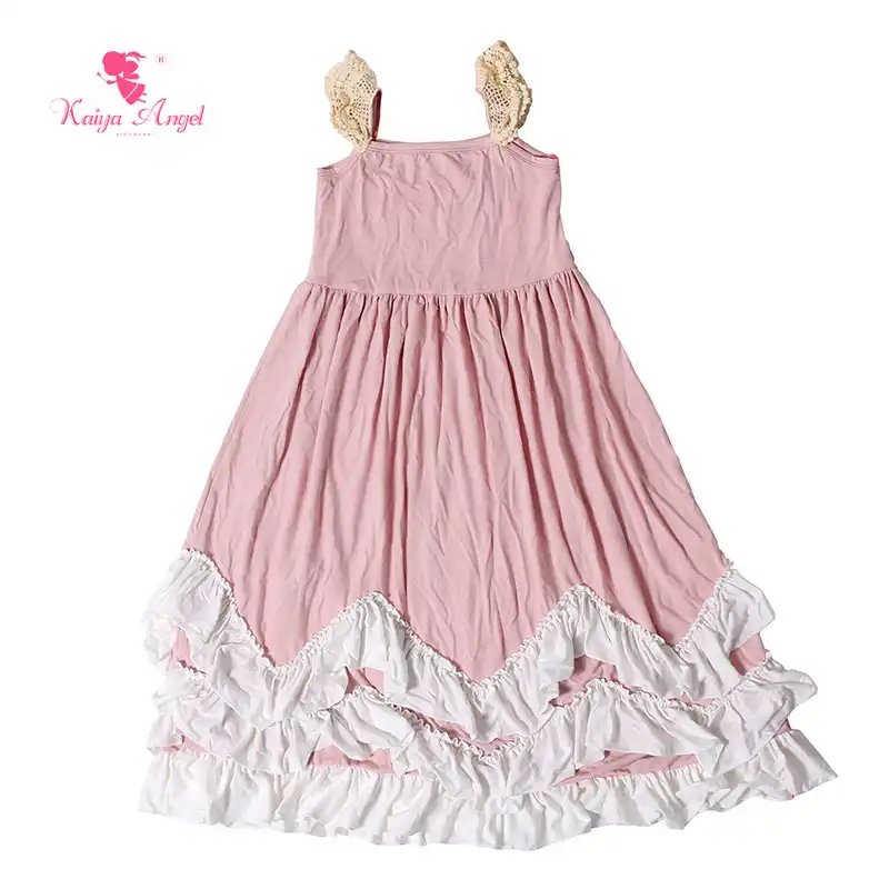 rose pink toddler dress