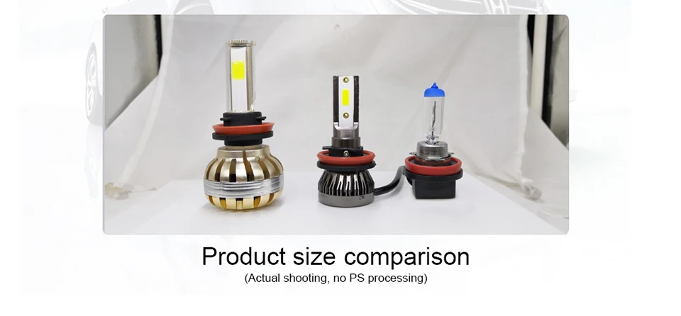 AVACOM 8000K 4300K H7 LED Bulbs H4 LED Car Headlight H1 H8 H9 H11 9005 HB3 9006 HB4 12V 8000LM Auto Headlamp LED 3000K 6500K 60W (16)