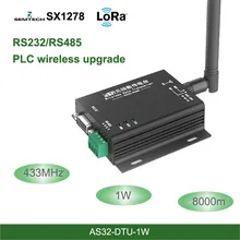 LoRa 433MHz SX1278 RS485 RS232 Interface rf DTU Transceiver 8km Wireless uhf Module 433M industrial-grade data transmission unit
