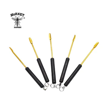

HORNET Shovel Shape 95MM Metal Spoon Sniffer Snorter Powder Hoover Hooter Snuff Snorter Tobacco Pipe Shovel Smoking Accessories