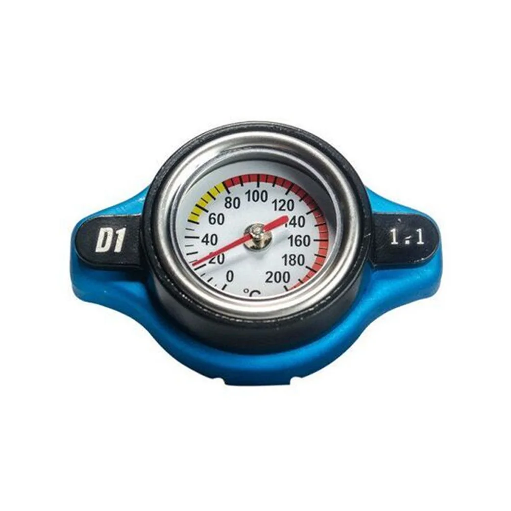 

Universal Car Motorcycle Water Tank Thermostatic Radiator Cap Cover With Temperature Gauge Meter Accessories 0.9