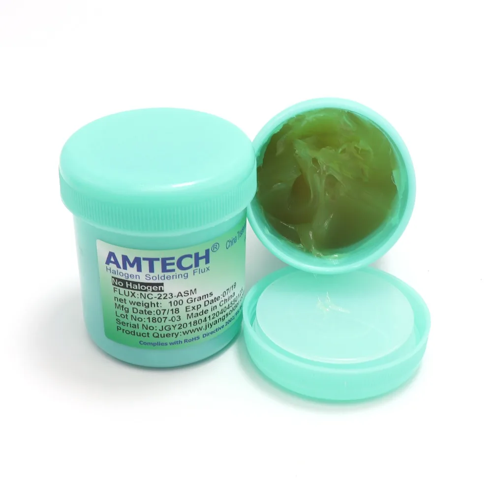 1 шт. 100% оригинальная паяльная паста AMTECH NC 223 ASM BGA PCB без очистки Сварочная