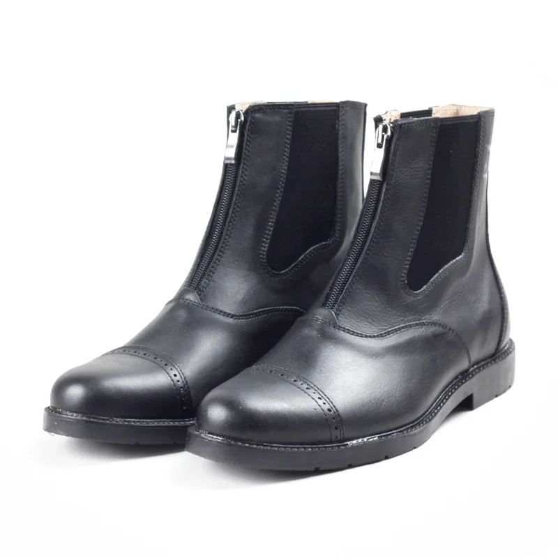 Aoud Horse Riding Boots Equestrian Boots Full Leather High Quality Zipper Shoes Men Women Paardrijden Laarze Horse Hootsn Halter