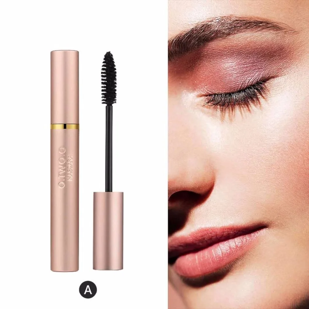 Mascara Rose Gold Tube Volume Curled Lashes Black Mascara Waterproof