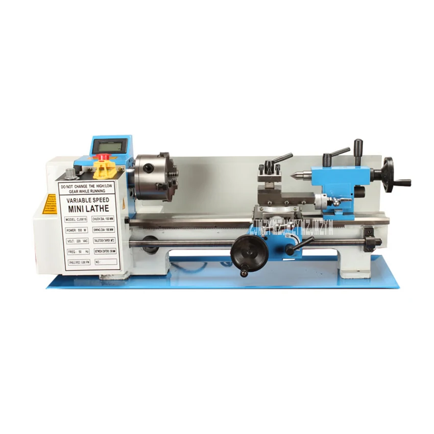 

CJ0618 Horizontal Metal Milling Lathe Mini Lathe High-quality Bench Lathe Machine Household Variable Speed Metal Lathe 220V 550W