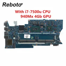 For HP PAVILION X360 14-BA Laptop Motherboard 923688-601 With i7-7500u CPU N16S-GTR-S-A2 GPU 448.0BZ03.0011 DDR4 MB Tested