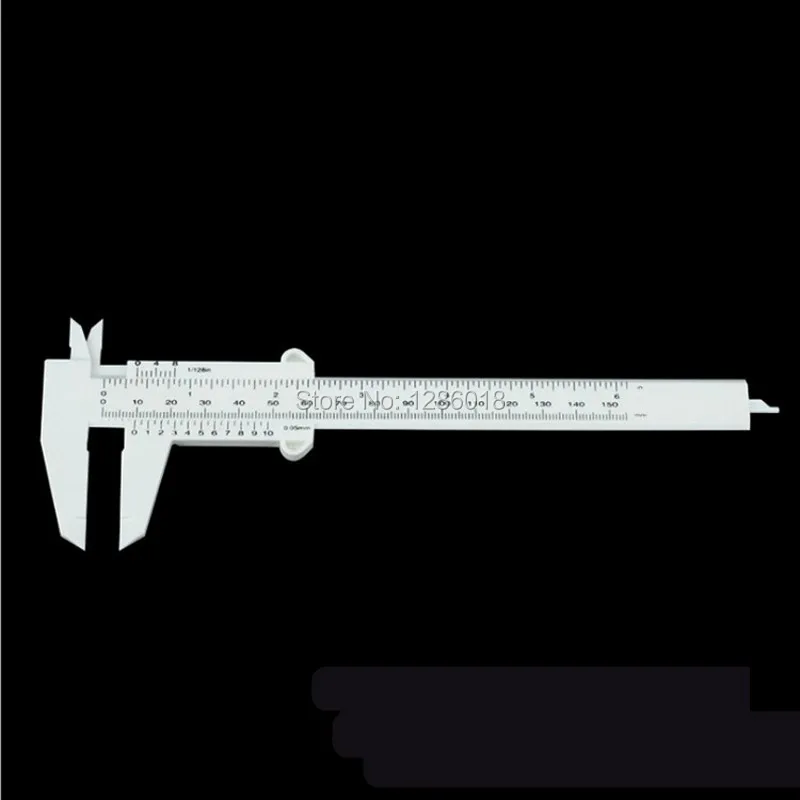 10 шт. 150 мм водонепроницаемый штангенциркуль ABS измерения Пластиковый Штангенциркули линейка для постоянного макияжа Татуировки Инструменты для бровей