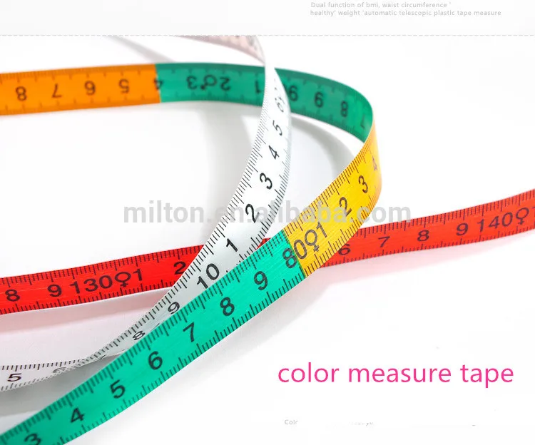 BMI body measure tape BMI caculator Round shape Body Mass Index Retractable T LU 