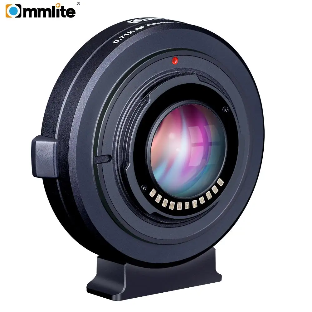 BEESCLOVER Commlite CM-AEF-MFT Booster 0.71x AF адаптер объектива для Canon EOS EF объектив для M4/3 камеры адаптер объектива r25