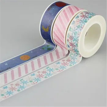 

Ayron 1 Pcs 15mm X 10m Orchid grass Planet Zebra Line Decorative Washi Tape Diy Scrapbooking Masking Tape School Office Supply