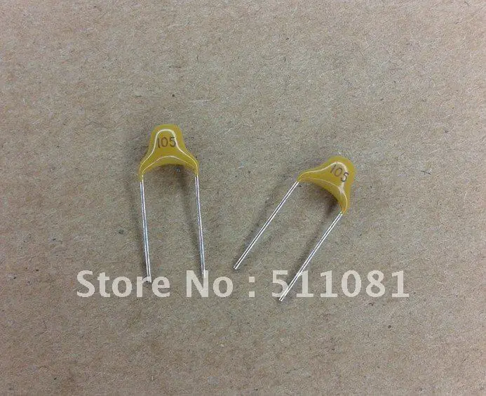 

50pcs 1uF 1 uF 105 50V Mono Monolithic Capacitors