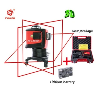

3D MW-93T-1 12 Lines Laser Level Red Laser Beam Line Self-Leveling 360 Horizontal And Vertical Cross Super Powerful