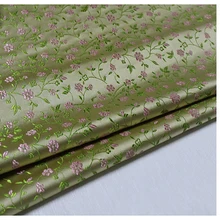 Цветочный стиль ярд окрашенный жаккардовый тисненый сатин 3D из жаккардовой парчи для платья наволочка занавес пэчворк 75x100 см