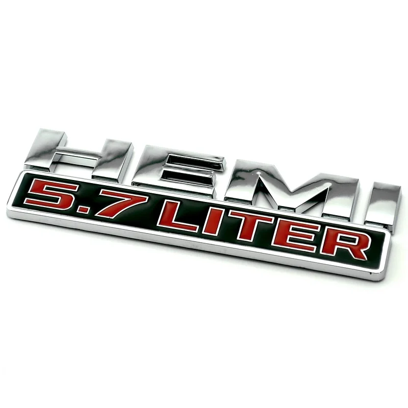 

Rhino Tuning 20PC Wholesales Red Black HEMI 5.7 Liter Decal Nameplate Badge Car ABS Emblem Auto Styling Sticker 841