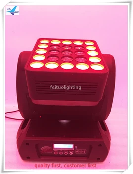 

pixel beams 25x12w rgbw 4in1 matrix led beam moving head with sweeping and chasing effects non-stop Pan / Tilt