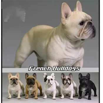

Cute 1/6 Scale Lifelike Standing French Bulldog Statue Simulation Animal Home Decor Action Figure Collectible Model Toy P941