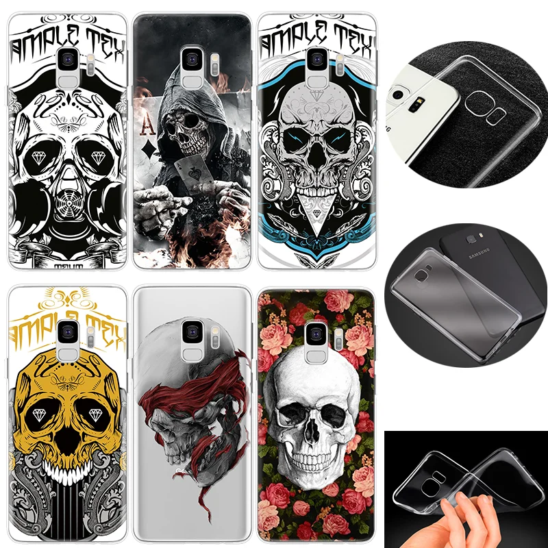 

Fashion Retro Style Skull Case For Samsung Galaxy Note 9 8 5 4 3 J6 J4 Plus J8 J1 J2 J3 J5 J7 Prime Pro Max Duo 2018 TPU Fundas