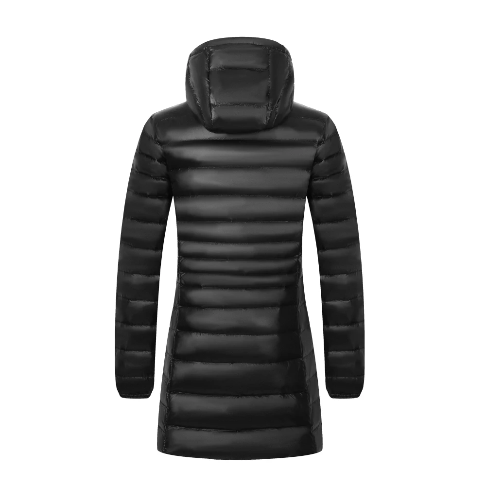 Kopen NewBang Merk Plus 8XL 7XL Dames Jassen Lange Winter Donsjack Ultra Licht Donsjack Vrouwen Hooded Vrouwelijke Warme Jas bovenkleding