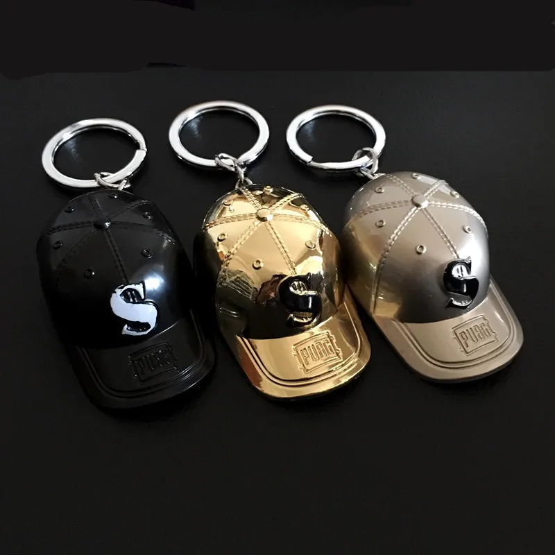 Juego caliente PUBG llavero juego equipo clave cadena chaveiro colgante de aleación de llaveros de Cosplay ventiladores de alta calidad de regalo de colección