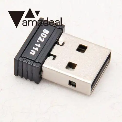 Amzdeal высокоскоростной rtl8188kas USB 150M беспроводной WiFi адаптер Сетевая карта