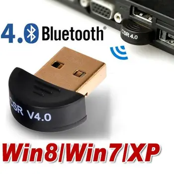 

Mini USB Bluetooth V4.0 Dongle Dual Mode Wireless CSR V 4.0 Receiver Adapter + Voice Data For PC Printer Phone