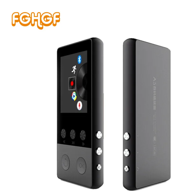 

Bluetooth HIFI Metal 8G Sport MP3 Player with Recorder FM Radio Pedometer Music Video Player Support TF Card, Up to 64GB