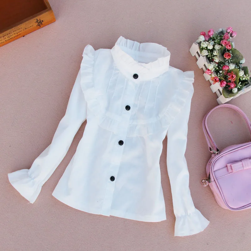 Toddler white cotton blouse for women