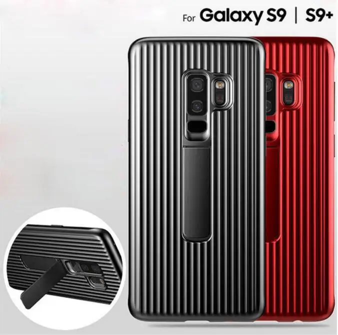 New Invisible Vertical Stand for Samsung S 7 8 9Plus case Car Four Corners Anti-fall A5 2018 Plus Protection | Мобильные телефоны и