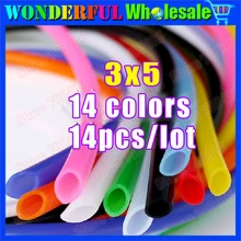 3X5 трубка с силикагелем 3*5 внутренний диаметр 3 мм наружный диаметр 5 мм пищевой силиконовый шланг без запаха многоцветный опционально