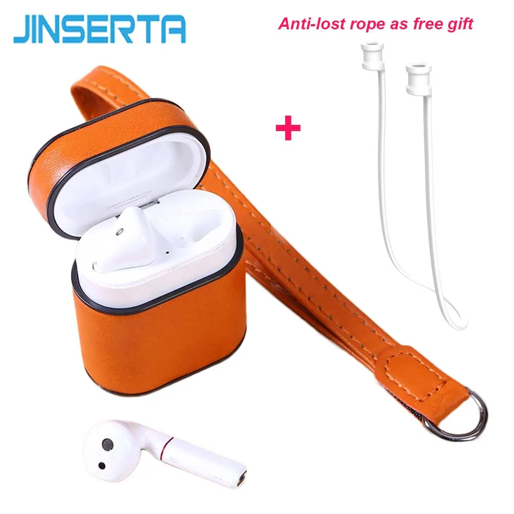 

JINSERTA Leather Earphone Cases for Honor FlyPods Pro / Huawei FreeBuds 2 Pro Charging Bin Protective Case