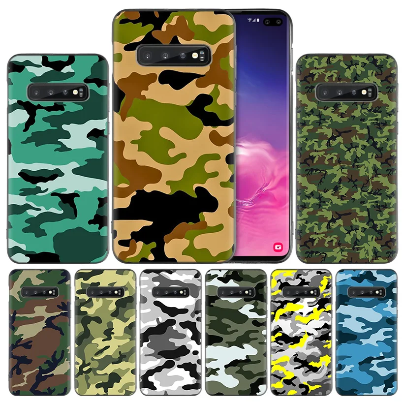 

Camouflage Pattern Silicone Case Cover for Samsung Galaxy A50 A80 A70 A60 A40 A30 A20 A20e A10 A9 A8 A7 A6 Plus 2018 M30 M20 M10