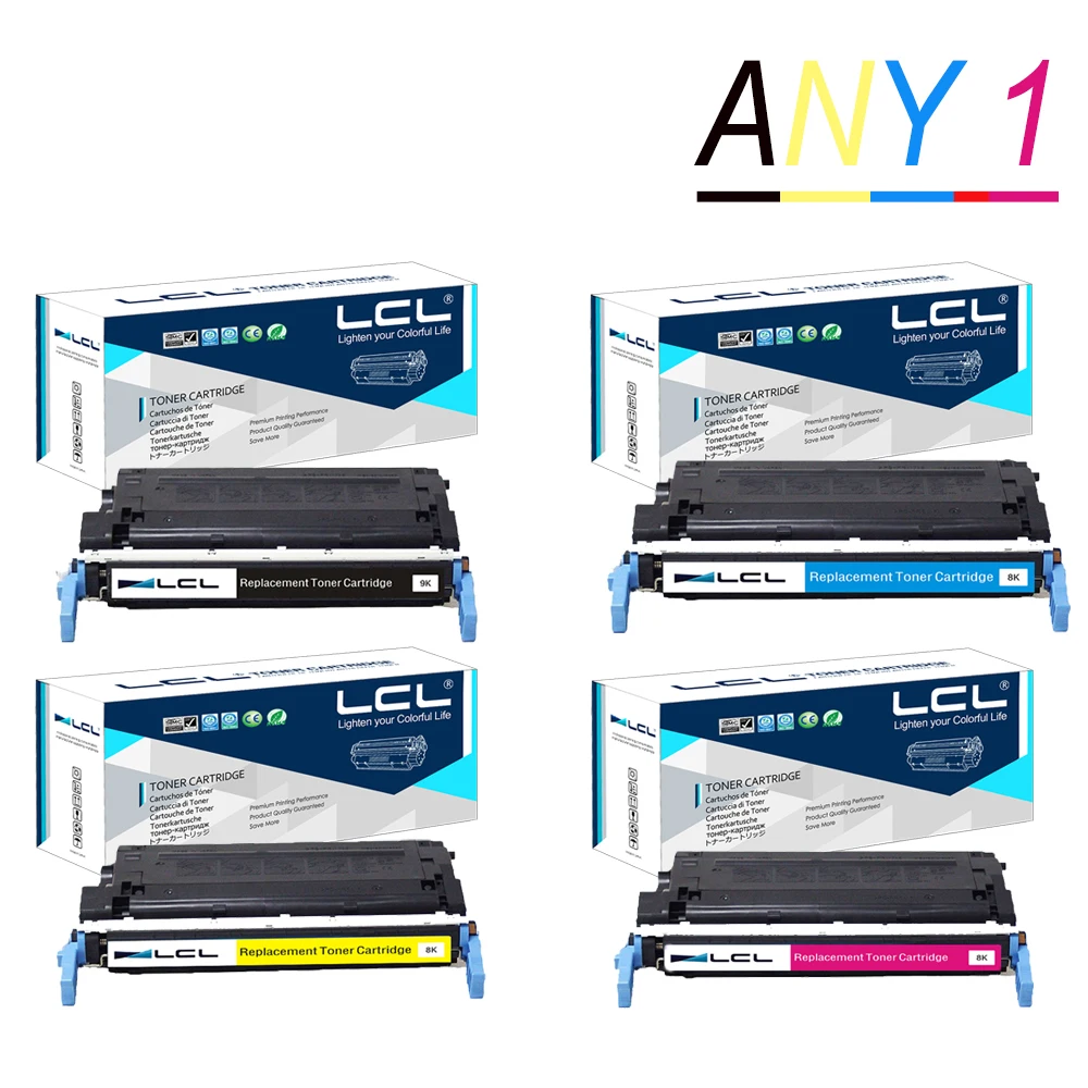 

Any1 LCL 641A C9720A C9721A C9722A C9723A 641 A (1-Pack) Laser Toner Cartridge Compatible for HP Laserjet 4600/4650 Color Series