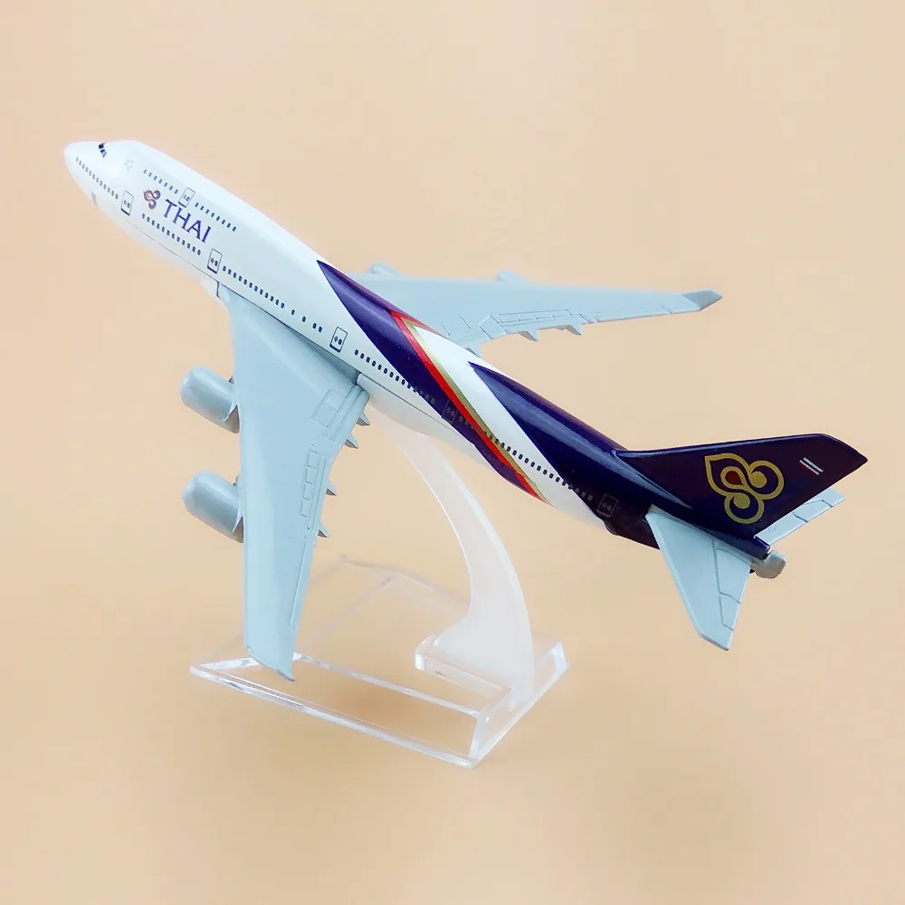 Летательный аппарат Boeing 747 B747 400 Airways металлический сплав 16 см|gift gifts|gifts thailandgift stand |