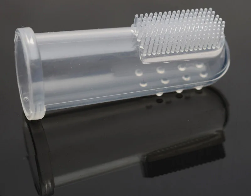 Silicone Finger Toothbrush For Dog Cat