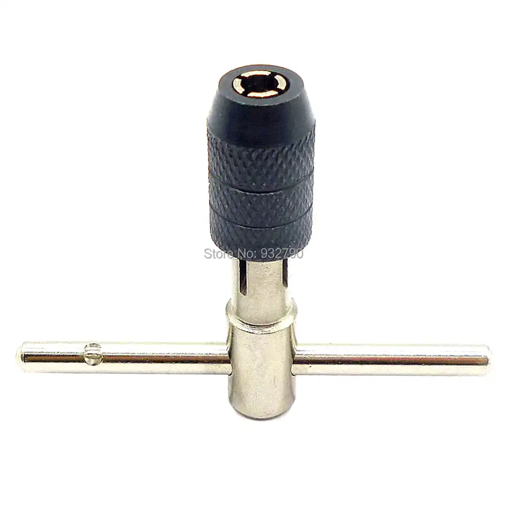 M3-M6 1//8/"-1//4/" T-Handle Tapping Threading Tool Reversible Ratchet Wrench Tap