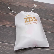 Заказной логотип упаковка атласные шелковые мешки 18x30 см Черный Белый Розовый Фиолетовый атласные мешки для упаковки волос или других подарков ремесла