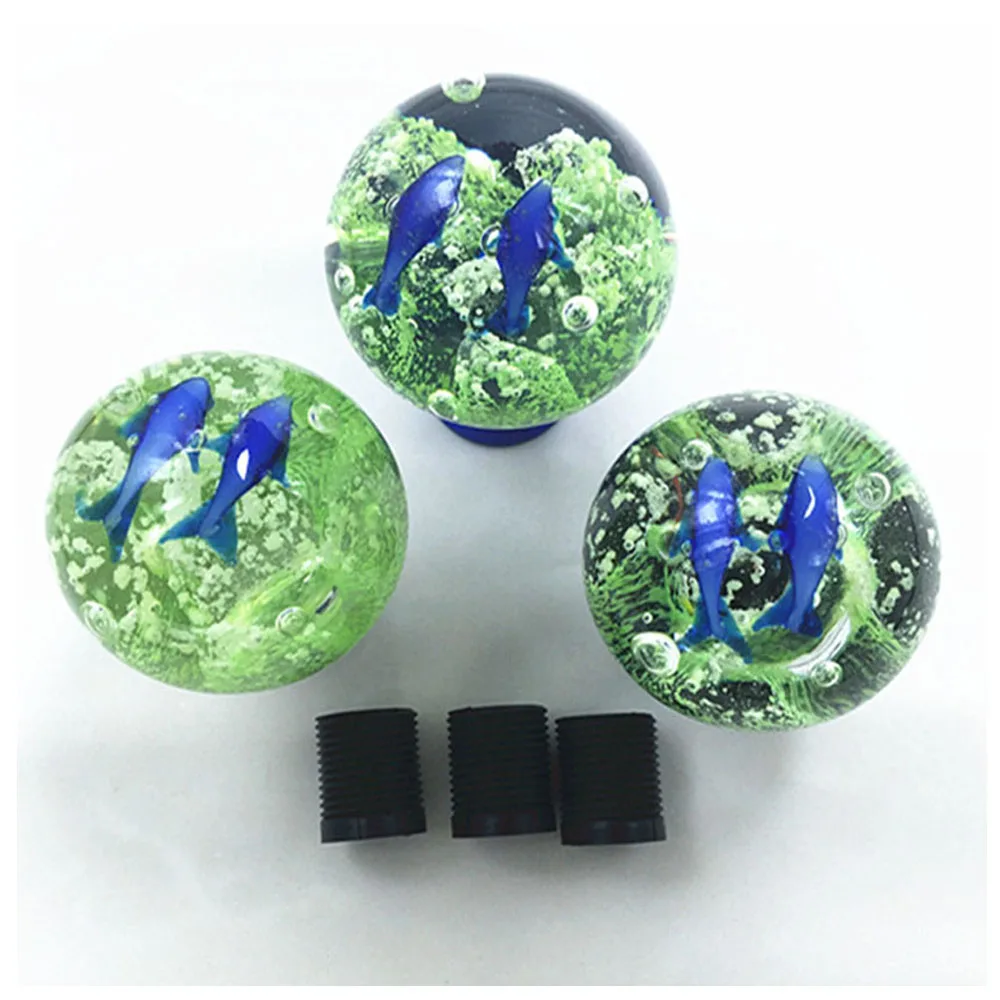 Cristal burbuja delfines estilo Noctilucence PMMA coche Stick Palanca de cambios Manual Palanca de cambios Cristal burbuja delfines estilo Noctilucence PMMA coche Stick Palanca de cambios Manual Palanca de cambios
