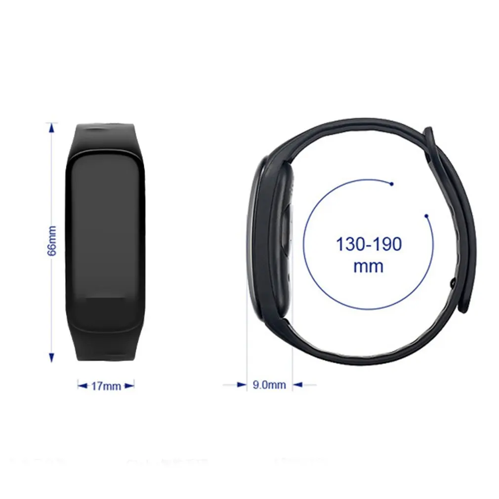 C1Plus умный Браслет 0 96 дюймов экран дисплей кровяное давление фитнес трекер