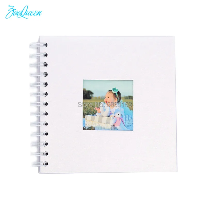 

Honorable White DIY Wedding Gift Simple Photo Album Clear Stamps Scrapbook Instax Stickers Graduation Paper Album Kid's Picture
