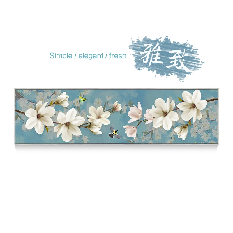  New Magnolia blooming Diamond Painting Full Drill Bedroom Bed Painting Diamond Cross Stitch Simple  - 32837061568