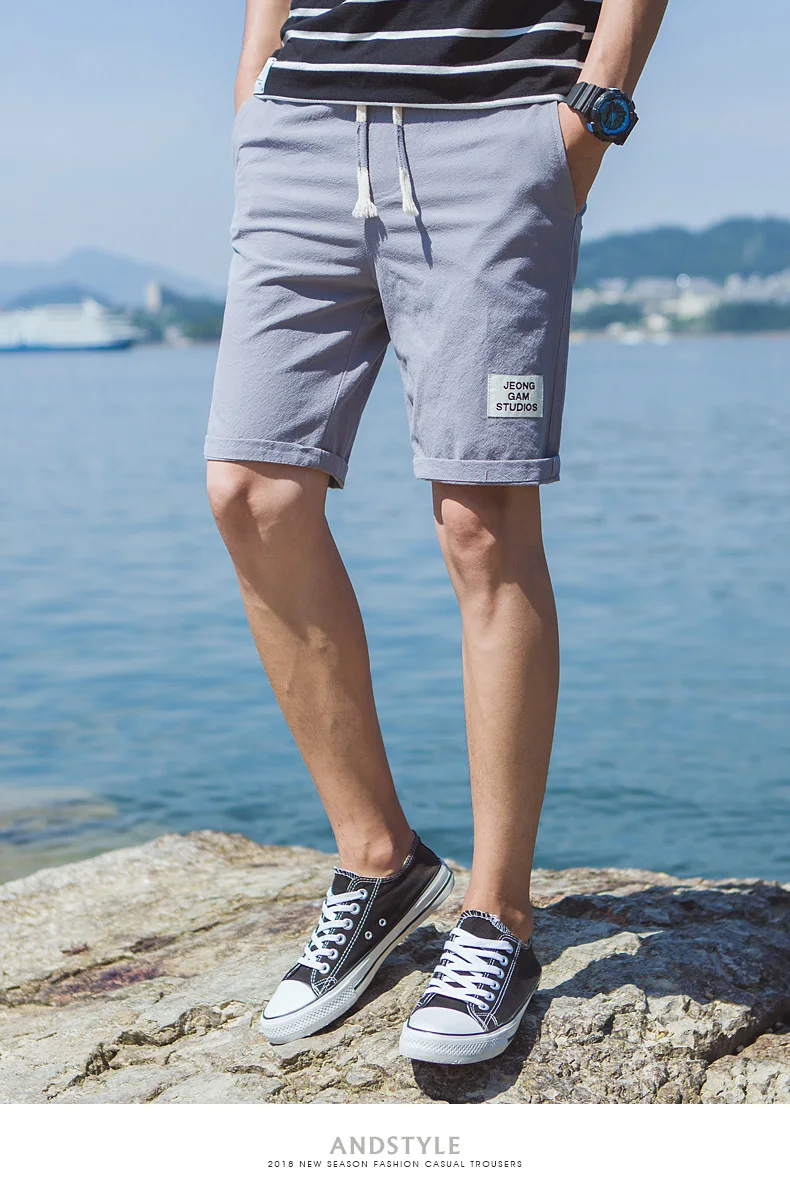 best casual shorts 2022 Summer Home Casual Shorts Men ,fashion Plus Size Mens Loose Cotton Shorts , Comfortable Breathable White Shorts Male  S-5XL best casual shorts