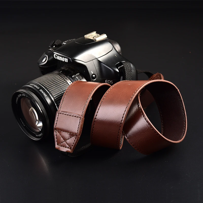 ПУ кожаный шейный плечевой ремень для Canon EOS 70D 77D 80D 6D 7D Mark II 2 50D 5D IV Nikon D3200 Polo D7200