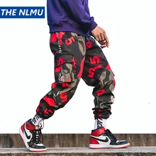 Хип уличная одежда длиной до бедер мужские камуфляжные брюки карго джоггеры весна лето мужские шаровары брюки повседневные брюки тонкие WJ227