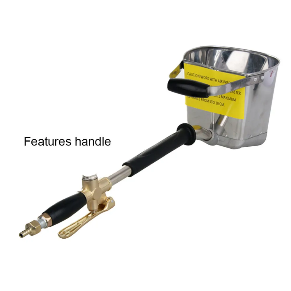 Pneumatic Cement Mortar Gun High Light Pressure Air Cement Spray Gun Hopper Automatic Sprayer