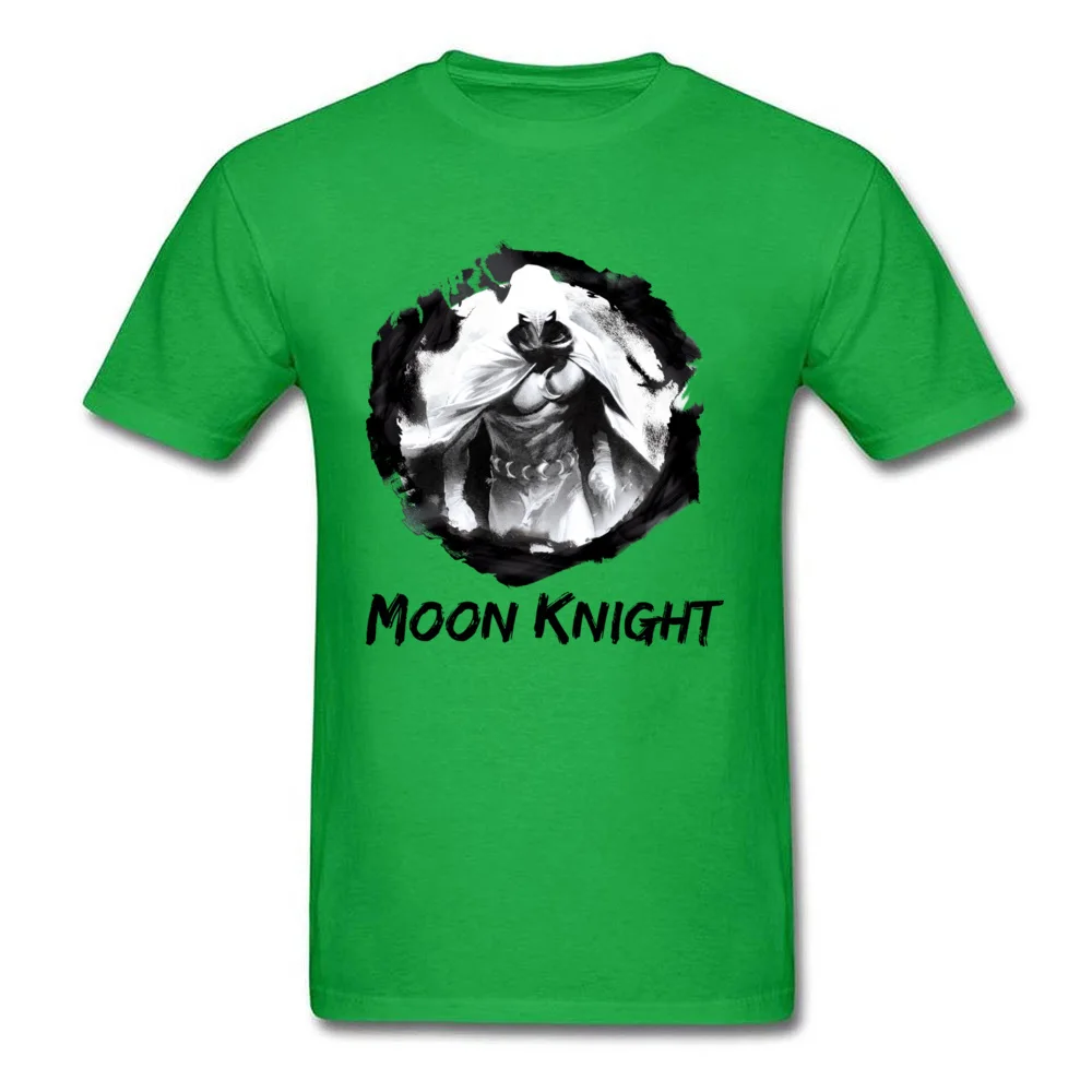 O-Neck Star War Moon Knight Portal 100% Cotton Mens Top T-shirts Summer Tops T Shirt Newest Clothing Shirt Short Sleeve Moon Knight Portal green