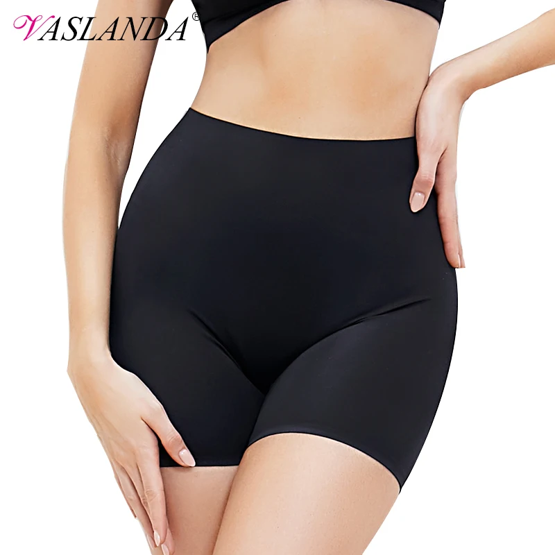 

VASLANDA Women's Safety Shorts Pants Under Skirt Seamless Anti Chafing Boxer Femme High Waist Boyshorts Anti-emptied Panties