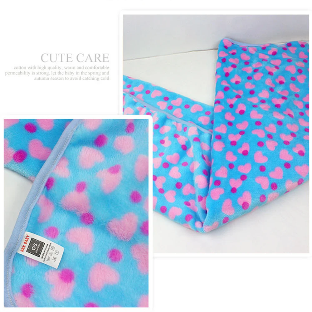 Однослойное цветное одеяло, 100*75 см, плюшевое многоцелевое теплое одеяло, детское воздухопроницаемое одеяло, всесезонное, можно использовать