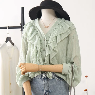 

4 Sizes Summer Shirt Blouse Women Korean Vintage Loose White Shirts Ladies Regular Size Womens Tops And Blouses XL
