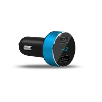 

Mini Dual USB Car Charger with LED Display Voltage Detection for ALFA ROMEO 147 159 156 mito giulietta 166