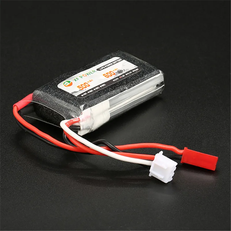 Новое поступление аккумуляторная батарея xf power 7 4 в 600 мАч 2S 30C Lipo JST вилка